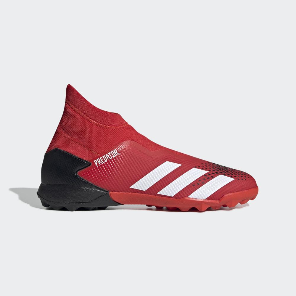 Adidas Men's Predator 20.3 Turf Football Shoes Red/White/Black Ireland EE9576